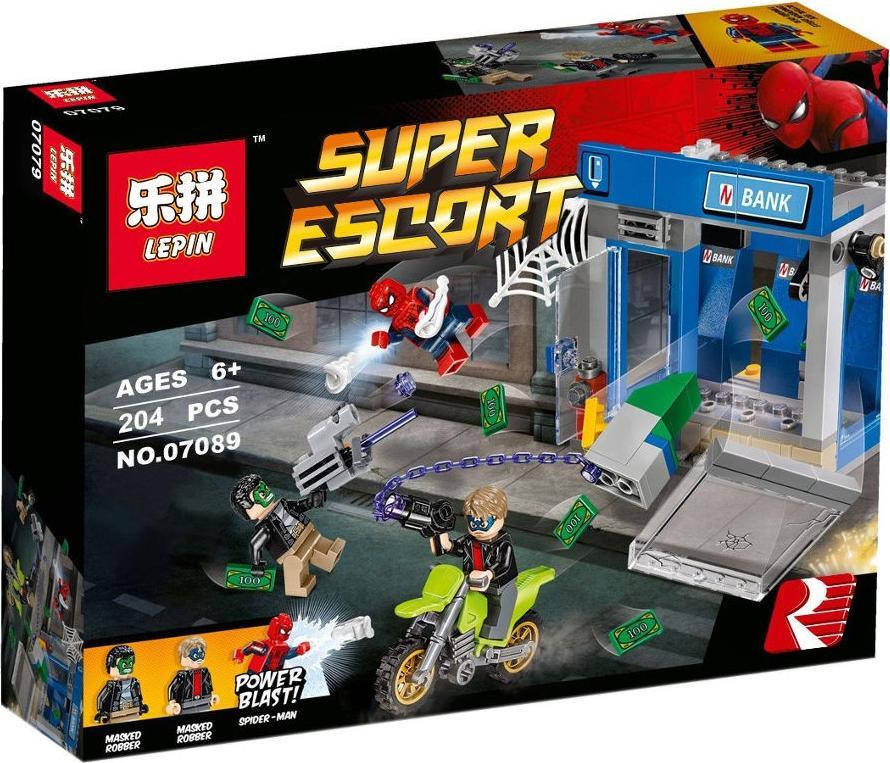 Конструктор Lepin "Super Escort Ограбление банкомата" 07089 , 201 дет, в кор. 32*25*7см
Конструктор Lepin "Super Escort Ограбление банкомата" 07089 , 201 дет, в кор. 32*25*7см