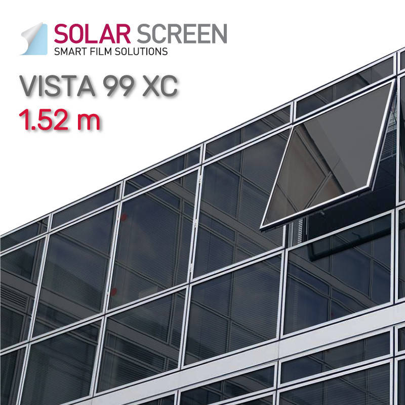 Солнцезащитная наружная серебристая пленка Solar Screen Vista 99 XC, светопропускаемость 1% 1.52 м
Солнцезащитная наружная серебристая пленка Solar Screen Vista 99 XC, светопропускаемость 1% 1.52 м