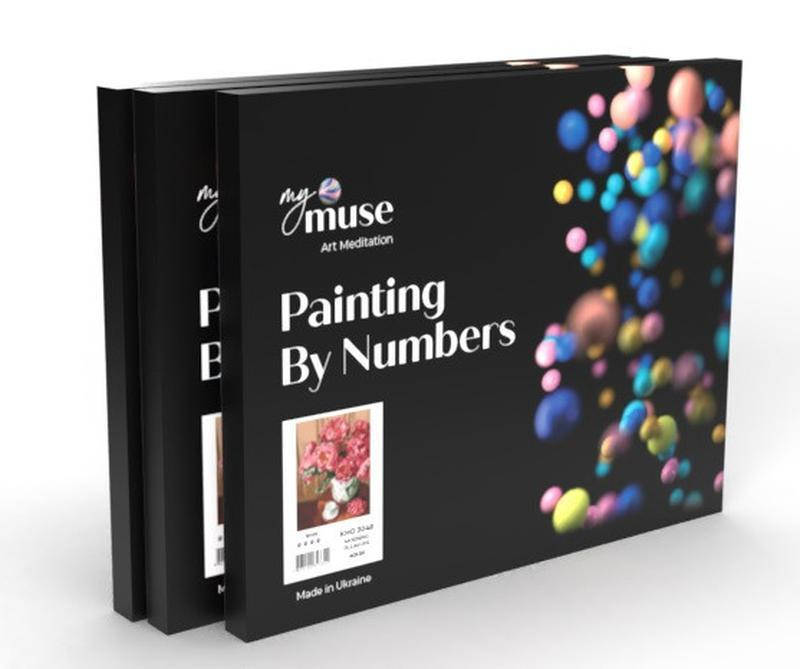 Подарочная коробка для картин по номерам Идейка 40х50см 
Подарочная коробка для картин по номерам Идейка 40х50см