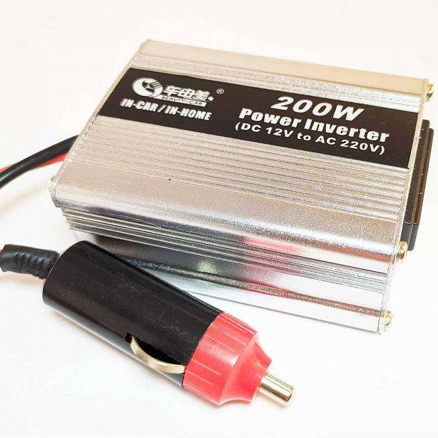 Автомобильный инвертор Преобразователь 200W AC/DC 12V LCD / USB
Автомобильный инвертор Преобразователь 200W AC/DC 12V LCD / USB