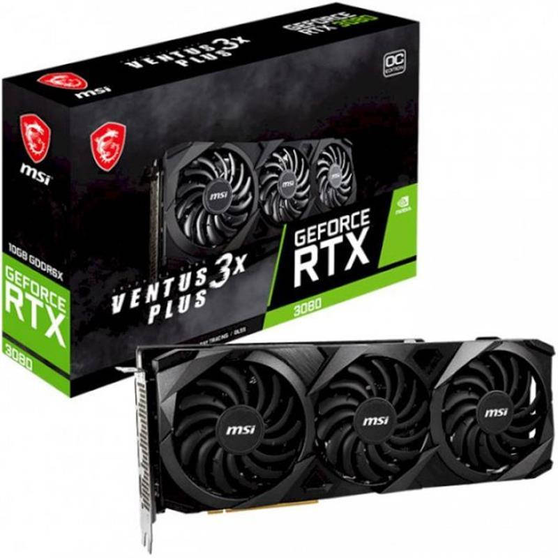 Видеокарта GF RTX 3080 10GB GDDR6X Ventus 3X Plus OC MSI (GeForce RTX 3080 VENTUS 3X PLUS 10G OC LHR)
Видеокарта GF RTX 3080 10GB GDDR6X Ventus 3X Plus OC MSI (GeForce RTX 3080 VENTUS 3X PLUS 10G OC LHR)