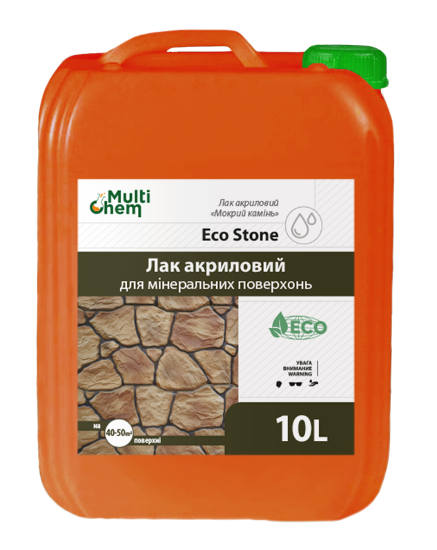 Лак акриловый EcoStone Euro мокрый камень для любых поверхностей и каминов Глянцевый 10 л, Прозрачный
Лак акриловый EcoStone Euro мокрый камень для любых поверхностей и каминов Глянцевый 10 л, Прозрачный