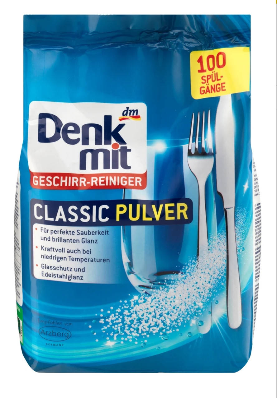 Порошок для посудомийної машини - Denkmit Geschirr-reiniger classic
Порошок для посудомийної машини - Denkmit Geschirr-reiniger classic