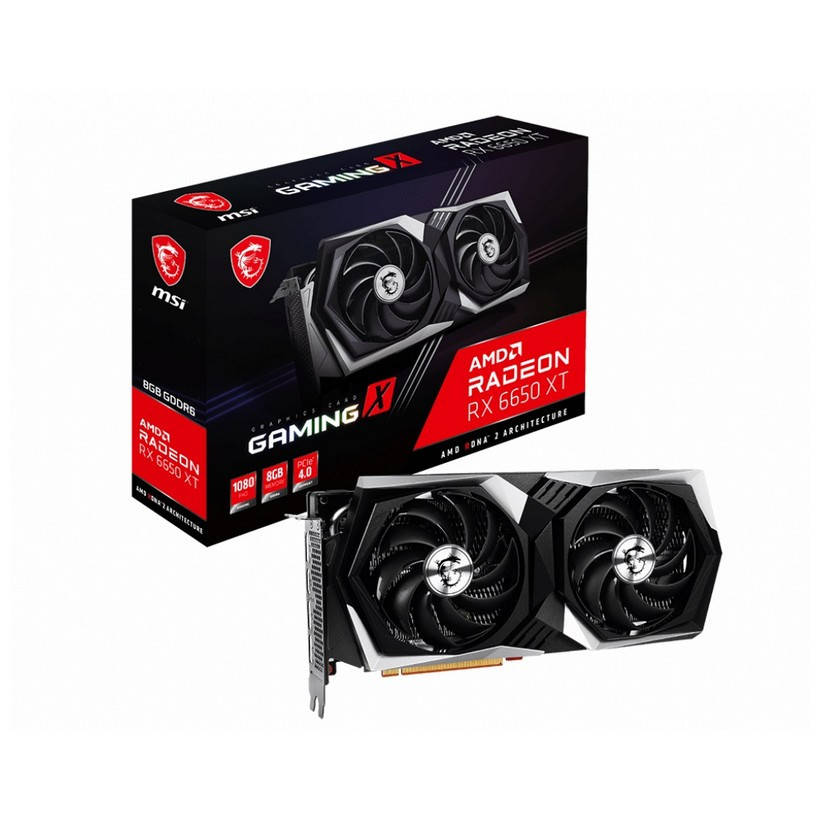 Видеокарта MSI AMD Radeon RX 6650 XT 8GB GDDR6 Gaming X (Radeon RX 6650 XT Gaming X 8G)
Видеокарта MSI AMD Radeon RX 6650 XT 8GB GDDR6 Gaming X (Radeon RX 6650 XT Gaming X 8G)