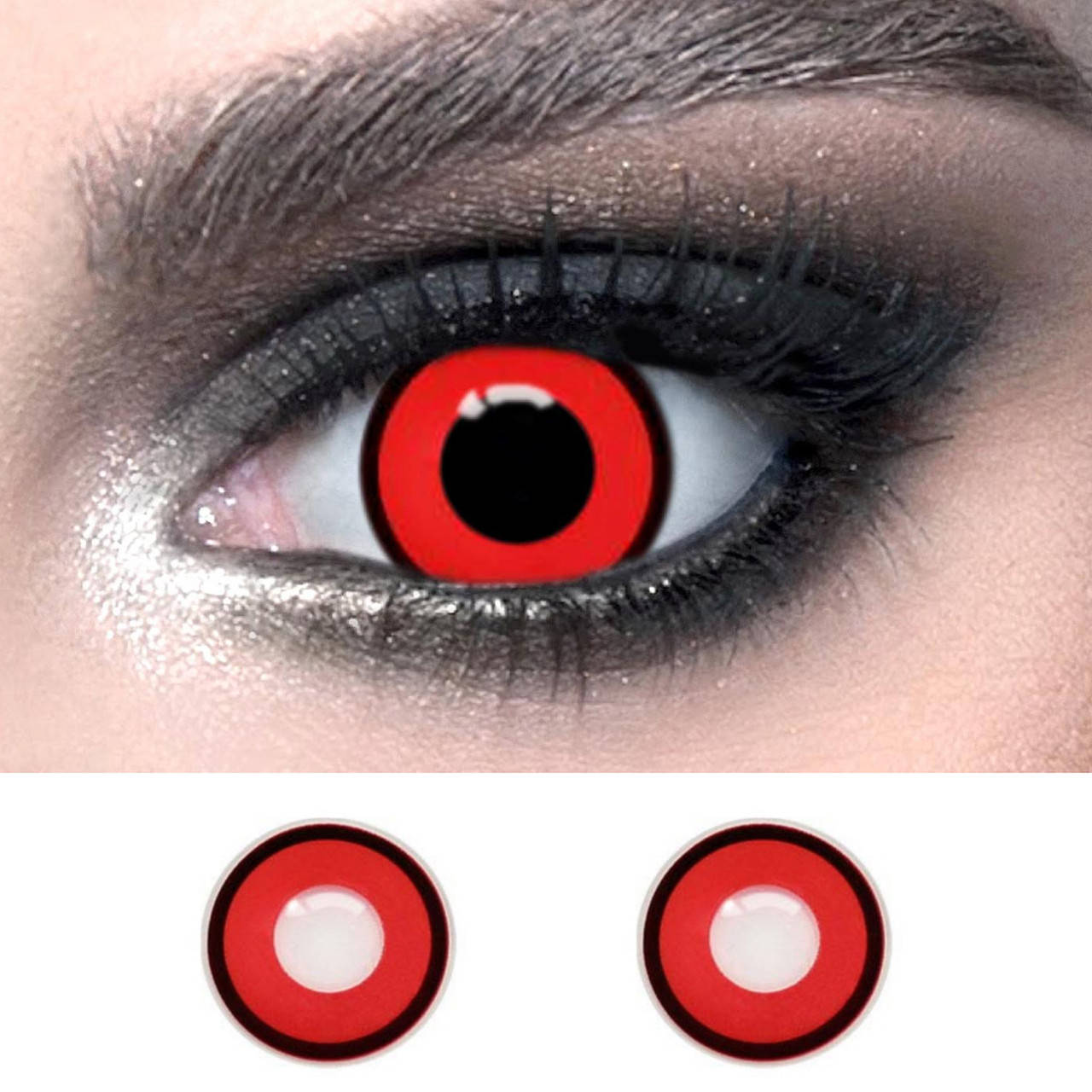 Красные контактные линзы с черным ободком ELITE Lens Red ободок 14,5 мм. для косплея вампира и на Хэллоуин
Красные контактные линзы с черным ободком ELITE Lens Red ободок 14,5 мм. для косплея вампира и на Хэллоуин