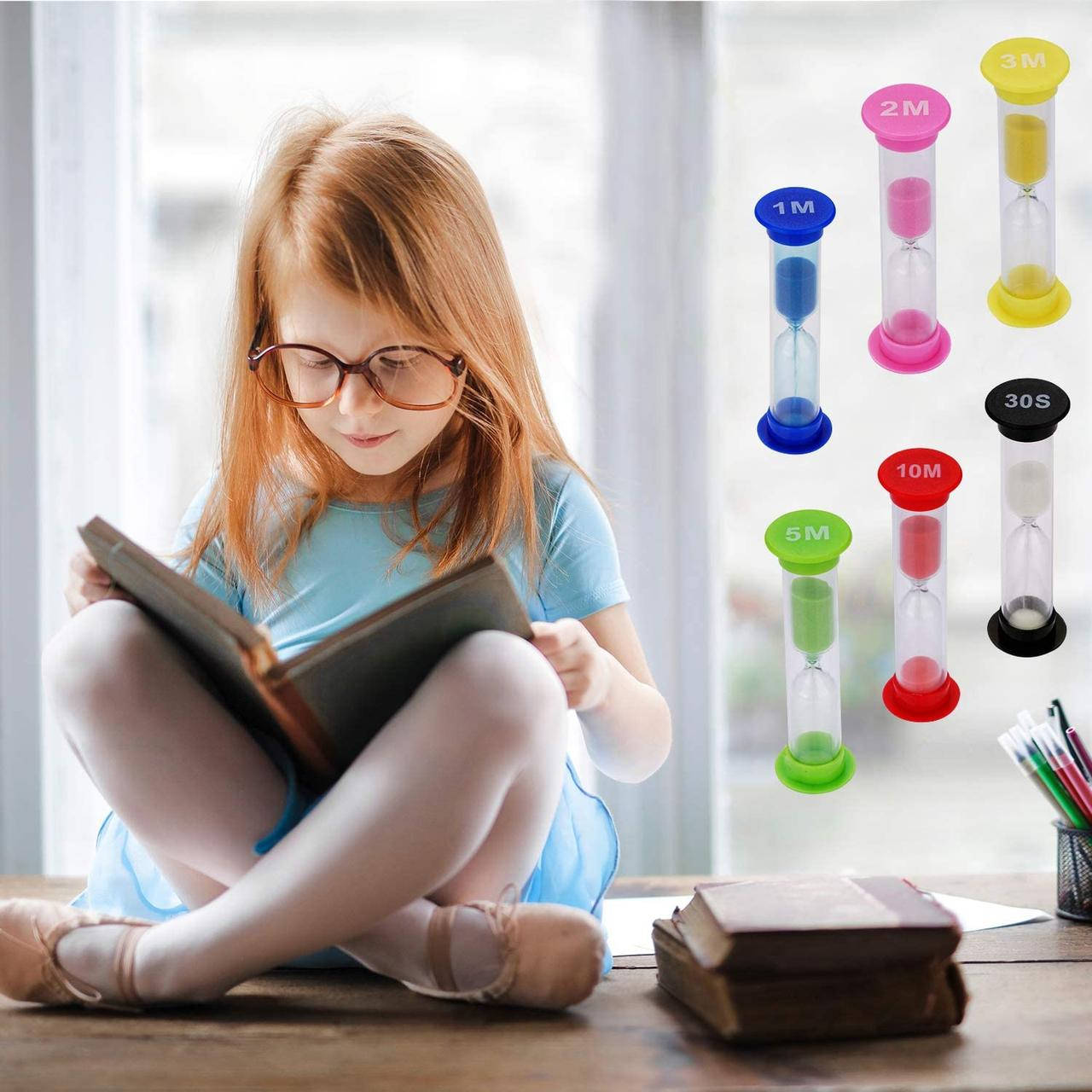 Набор песочных часов из 6 шт. от 30 секунд до 10 минут
Набор песочных часов из 6 шт. от 30 секунд до 10 минут