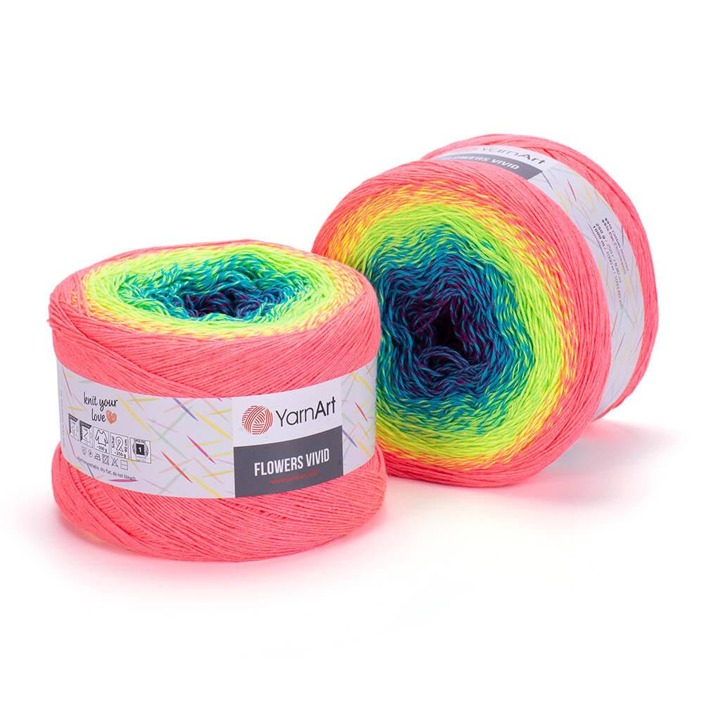YarnArt Flowers Vivid (Ярнарт Фловерс Вивид) № 505 (Пряжа хлопковая, нитки для вязания), Секционное крашение
YarnArt Flowers Vivid (Ярнарт Фловерс Вивид) № 505 (Пряжа хлопковая, нитки для вязания), Секционное крашение