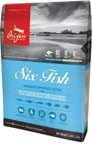 Orijen 6 Fish (Оріджен 6 риб) Cat Kitten Сухий корм для кошенят, котів і кішок з рибою 5,4 кг
Orijen 6 Fish (Оріджен 6 риб) Cat Kitten Сухий корм для кошенят, котів і кішок з рибою 5,4 кг