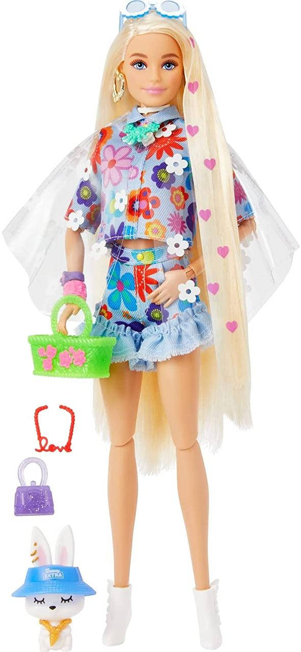 Кукла Барби Экстра блондинка Модница в цветочном наряде с кроликом Barbie Extra Doll #12
Кукла Барби Экстра блондинка Модница в цветочном наряде с кроликом Barbie Extra Doll #12