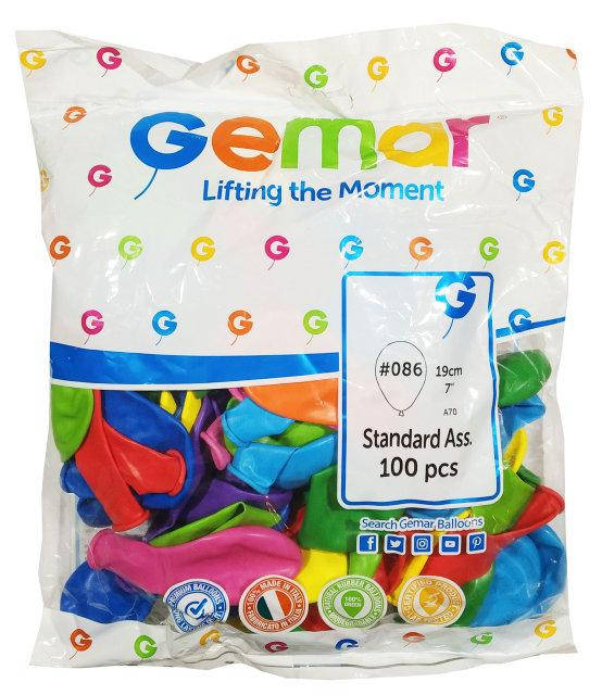Воздушные шары Gemar 100шт. 19см/7" Италия
Воздушные шары Gemar 100шт. 19см/7" Италия
