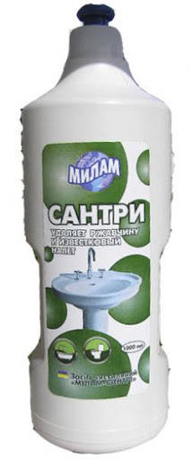 Средство от ржавчины и известкового налёта МилаМ Сантри 1 л
Средство от ржавчины и известкового налёта МилаМ Сантри 1 л
