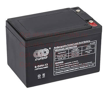 Аккумулятор Outdo (Аутду) элекровелоспед 12v 13A 6-DZM-13 GEL (квадроцикл,скутер, самокат, детский транспорт)
Аккумулятор Outdo (Аутду) элекровелоспед 12v 13A 6-DZM-13 GEL (квадроцикл,скутер, самокат, детский транспорт)