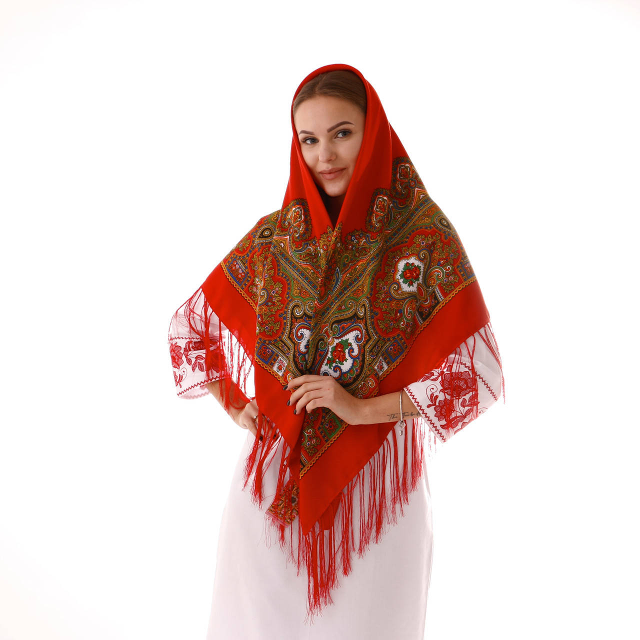 Хустка вовняна червона Т120/328, Красный
Хустка вовняна червона Т120/328, Красный