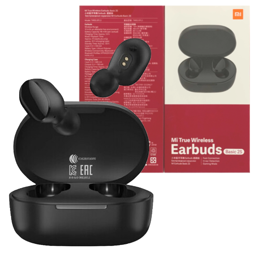 Беспроводные наушники TWS Xiaomi Mi True Wireless Earbuds Basic 2s Оригинал! (BHR4273GL | TWSEJ07LS), Черный
Беспроводные наушники TWS Xiaomi Mi True Wireless Earbuds Basic 2s Оригинал! (BHR4273GL | TWSEJ07LS), Черный