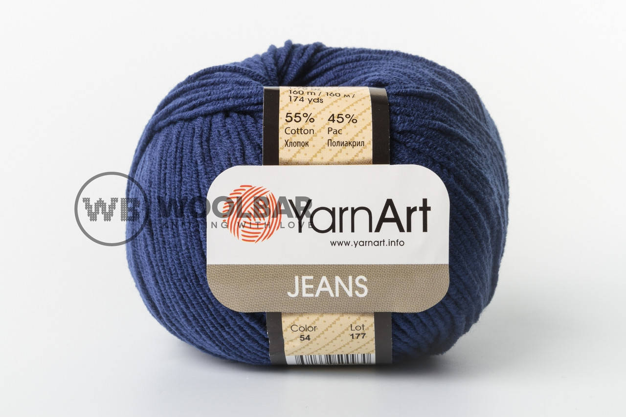 Пряжа YarnArt Jeans 54 темный василек
Пряжа YarnArt Jeans 54 темный василек