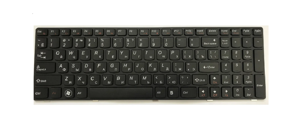Клавиатура для ноутбука Lenovo B570 B570A B570E B575 B575A B576G B580 B580A B580E B580G B585 B590 B590A B590G, Черный
Клавиатура для ноутбука Lenovo B570 B570A B570E B575 B575A B576G B580 B580A B580E B580G B585 B590 B590A B590G, Черный