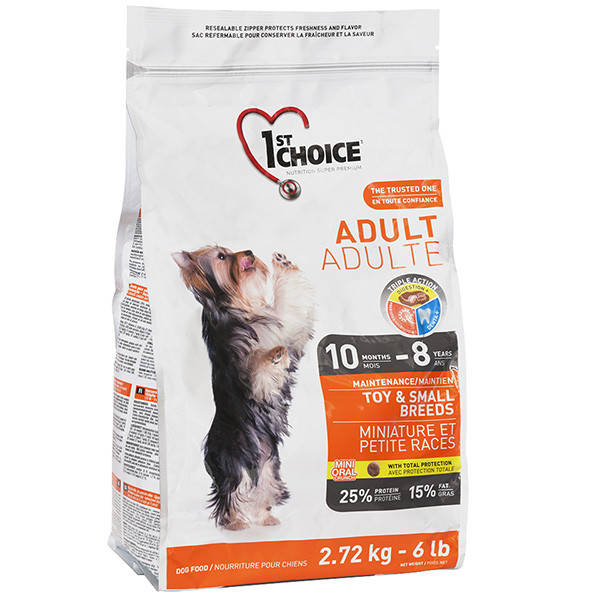 1st Choice Adult Toy&Small Chicken 2.72 кг Фест чойс корм для взрослых собак мини и малых пород
1st Choice Adult Toy&Small Chicken 2.72 кг Фест чойс корм для взрослых собак мини и малых пород