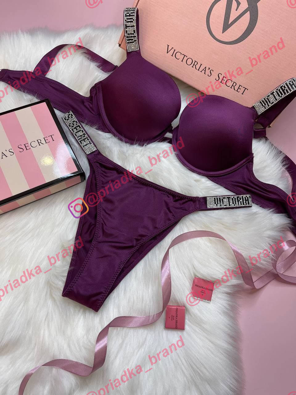 Комплект Нижнего Белья Victoria’s Secret Very Sexy • Белье Виктория Сикрет • Со Стразами • Для Подарка •, Фиолетовый
Комплект Нижнего Белья Victoria’s Secret Very Sexy • Белье Виктория Сикрет • Со Стразами • Для Подарка •, Фиолетовый
