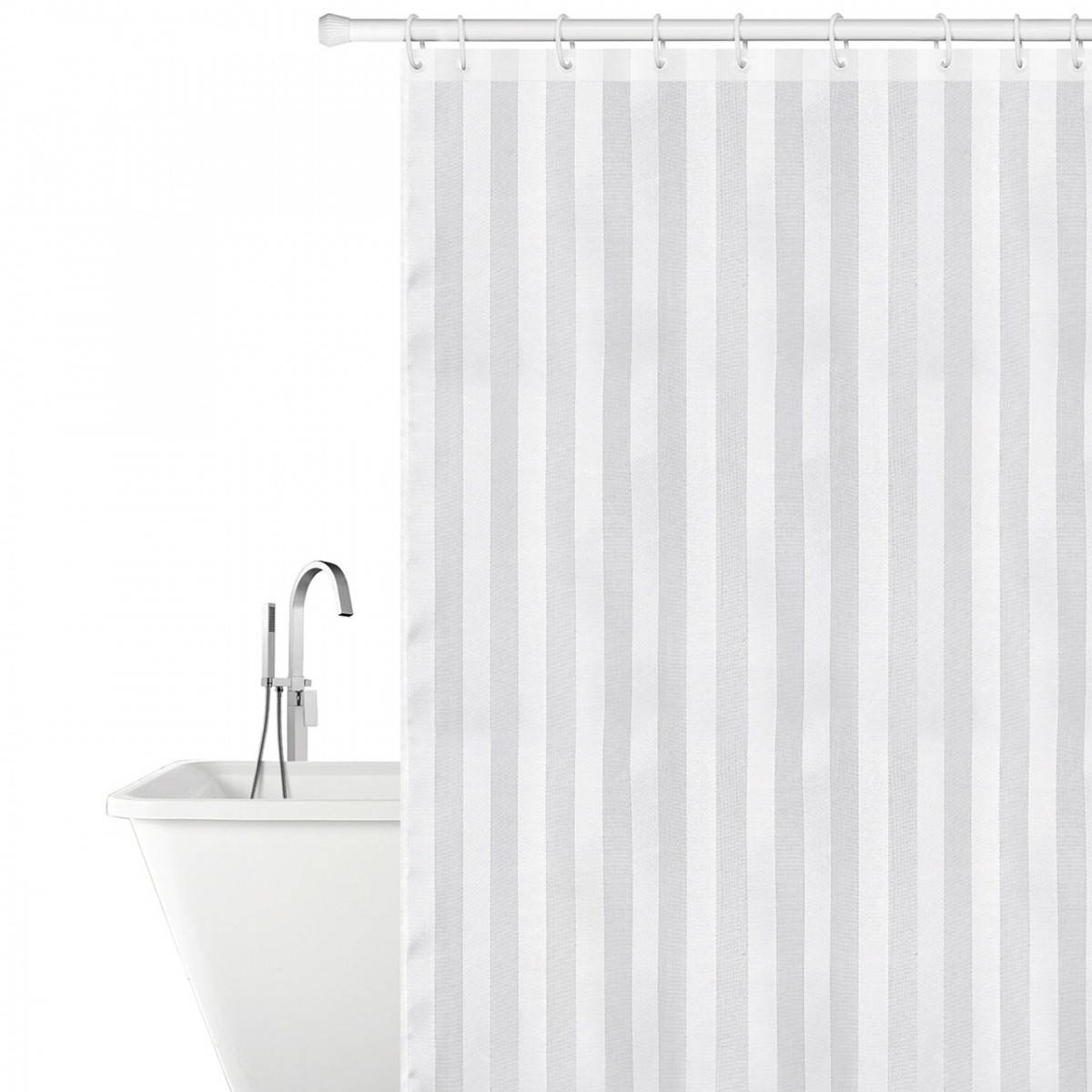 Штора для душа Tatkraft Harmony на кольцах 12 шт водонепроницаемая 180X180cm 18792, Белый
Штора для душа Tatkraft Harmony на кольцах 12 шт водонепроницаемая 180X180cm 18792, Белый
