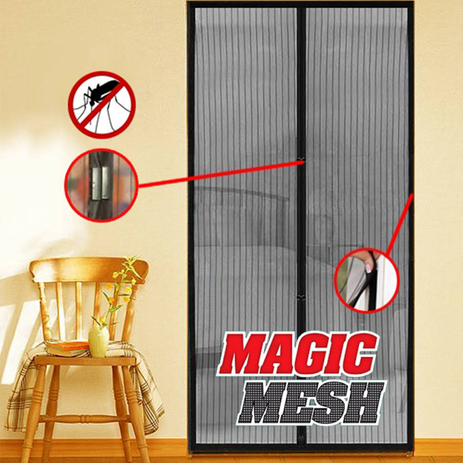 Москитная сетка на магнитах на двери "Magic Mesh", 200 см. х 104 см., черная, бежевая, белая. В Наличии!, Черный
Москитная сетка на магнитах на двери "Magic Mesh", 200 см. х 104 см., черная, бежевая, белая. В Наличии!, Черный