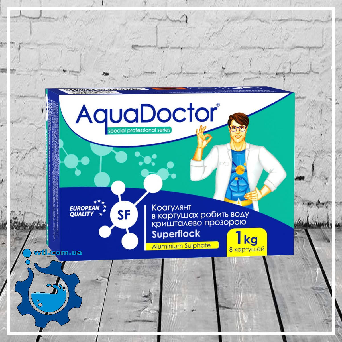 Коагулянт (флокулянт) против мутности в воде Aquadoctor Superflock 1 кг | Аквадоктор в картушах
Коагулянт (флокулянт) против мутности в воде Aquadoctor Superflock 1 кг | Аквадоктор в картушах