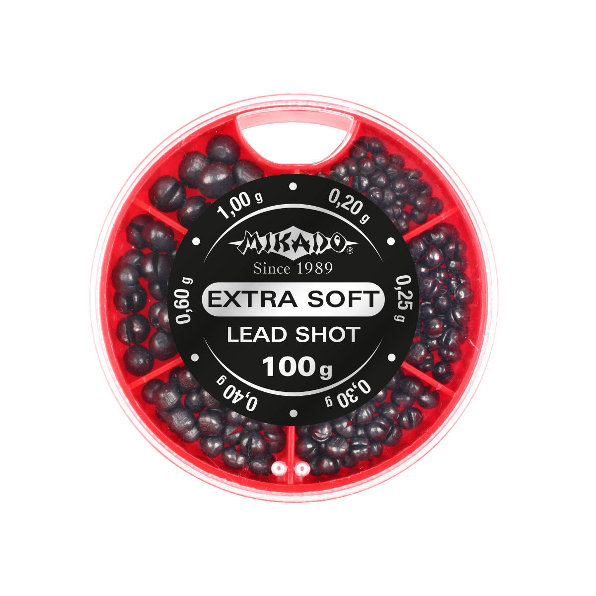 Грузки дробь Mikado Extra Soft Lead Shot набор 100гр. 
Грузки дробь Mikado Extra Soft Lead Shot набор 100гр.