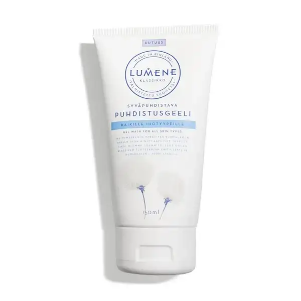 Гель для глубокого очищения для всех типов кожи Lumene Klassikko Deep Purifying Gel Wash
Гель для глубокого очищения для всех типов кожи Lumene Klassikko Deep Purifying Gel Wash