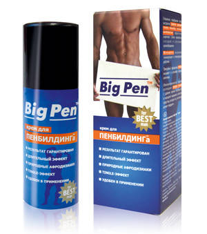 КРЕМ "BIG PEN" ДЛЯ МУЖЧИН 20 г 
КРЕМ "BIG PEN" ДЛЯ МУЖЧИН 20 г
