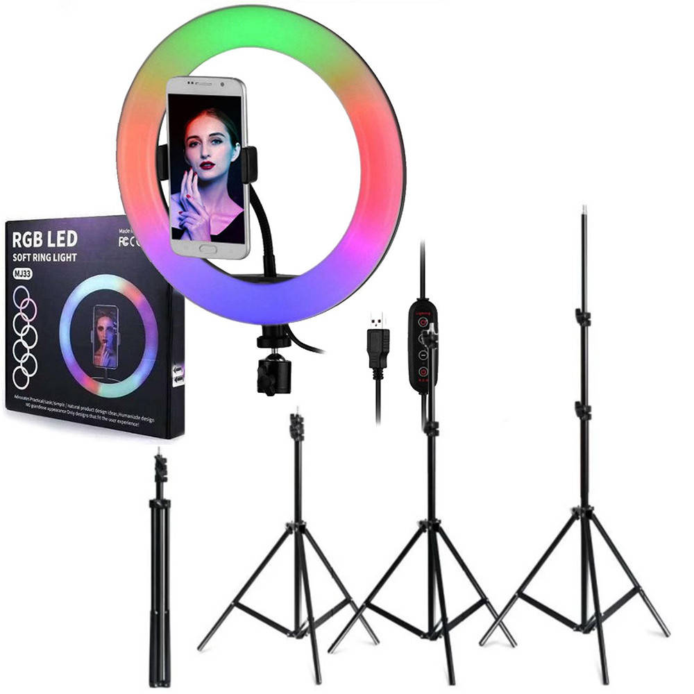 Кольцевая лампа RGB 30 см с держателем под телефон SP12 + ПОДАРОК Штатив для кольцевой лампы, камеры 0.66-2 м
Кольцевая лампа RGB 30 см с держателем под телефон SP12 + ПОДАРОК Штатив для кольцевой лампы, камеры 0.66-2 м