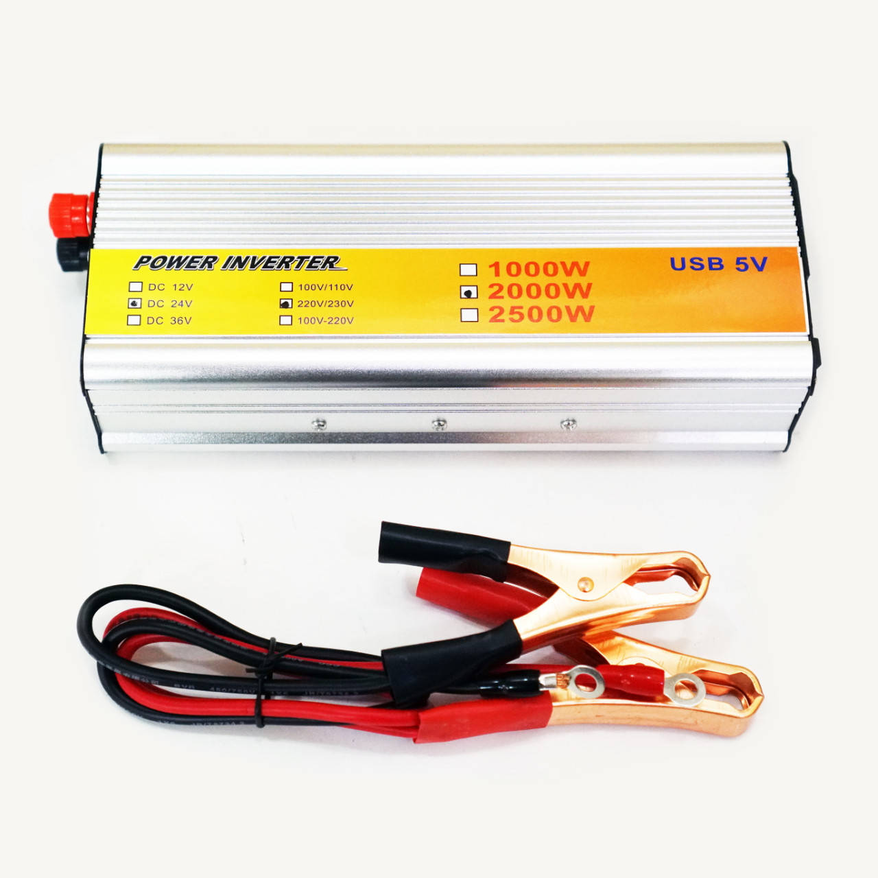 Преобразователь напряжения Konwei 2000W 24V в 220V автомобильный инвертор для грузовиков и фур 
Преобразователь напряжения Konwei 2000W 24V в 220V автомобильный инвертор для грузовиков и фур