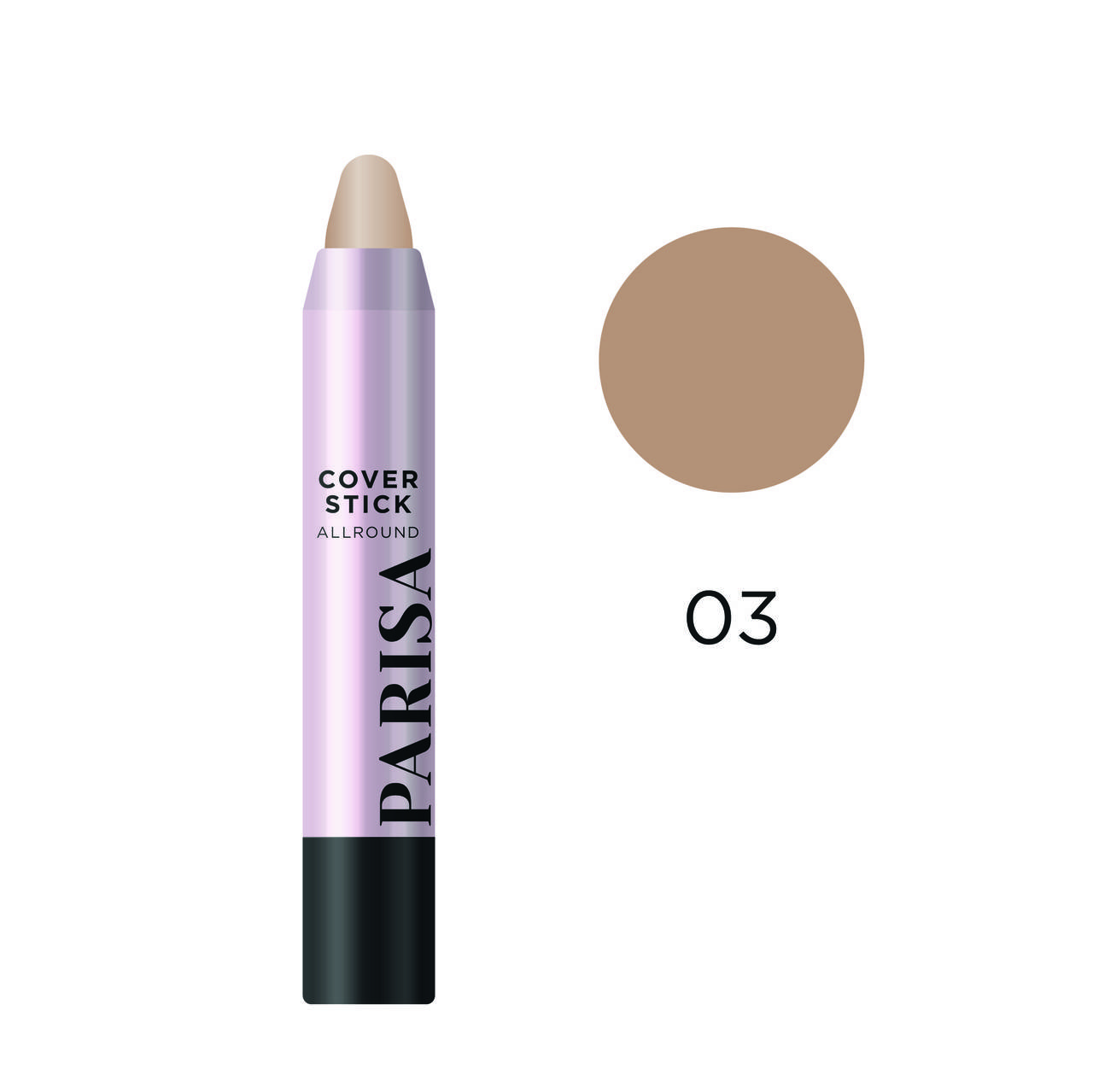 Маскирующий корректор для лица Parisa Cosmetics All Round Cover Stick C-01 №3 Темно-бежевый
Маскирующий корректор для лица Parisa Cosmetics All Round Cover Stick C-01 №3 Темно-бежевый