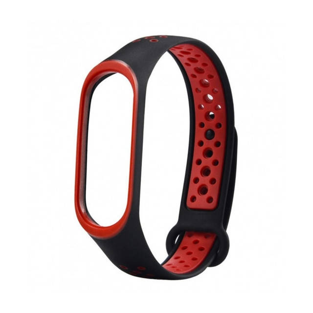 Силиконовый ремешок для фитнес браслета Xiaomi Mi Band 3 4 Black-Red Sport Красно Черный Спортивный
Силиконовый ремешок для фитнес браслета Xiaomi Mi Band 3 4 Black-Red Sport Красно Черный Спортивный