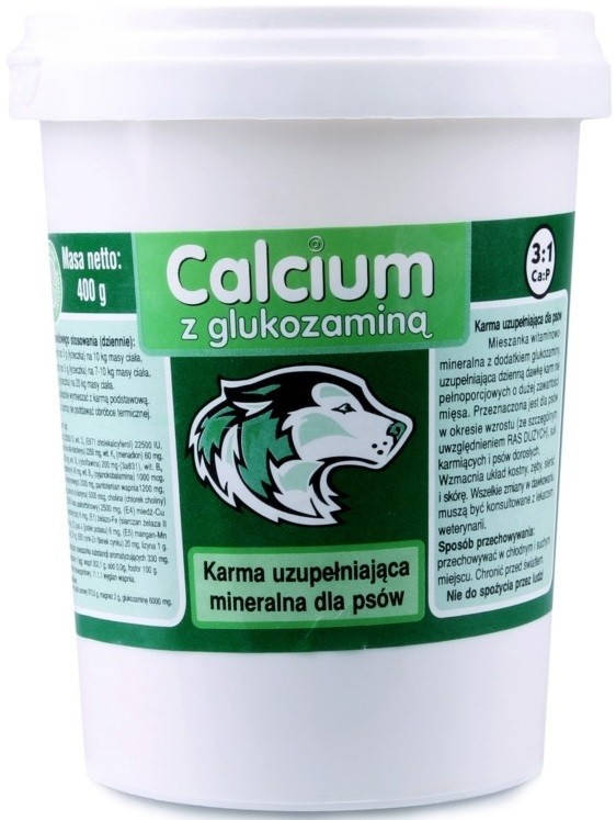 Витамины Canvit Calcium с глюкозамином 400гр, Канвит Зеленый для крупных быстрорастущих собак
Витамины Canvit Calcium с глюкозамином 400гр, Канвит Зеленый для крупных быстрорастущих собак
