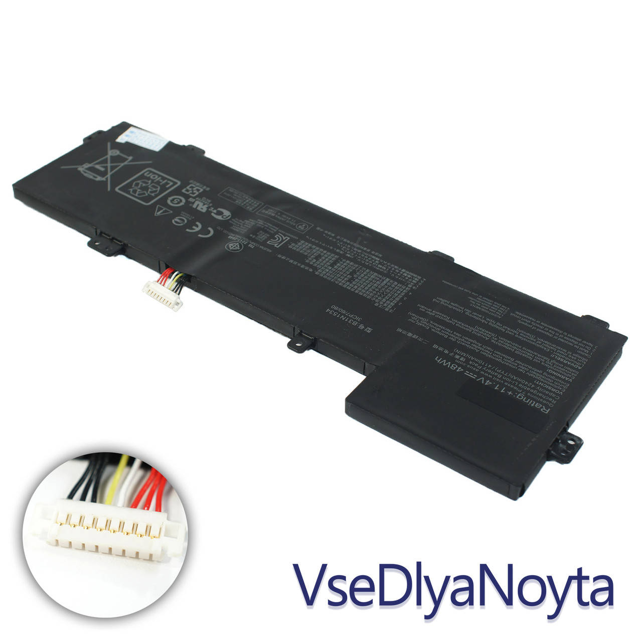 Оригинальная батарея для ноутбука ASUS B31N1534 (Zenbook UX510UX, UX510UW) 11.4V 4240mAh 48Wh Black, Черный
Оригинальная батарея для ноутбука ASUS B31N1534 (Zenbook UX510UX, UX510UW) 11.4V 4240mAh 48Wh Black, Черный