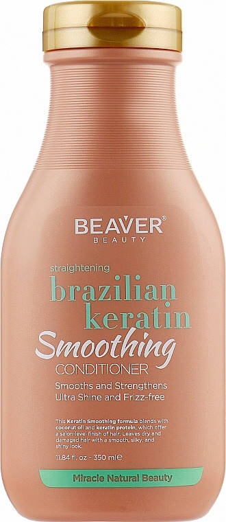Кондиціонер з кератином для еластичності волосся Beaver Conditioner Brazilian Keratin 350 мл
Кондиціонер з кератином для еластичності волосся Beaver Conditioner Brazilian Keratin 350 мл