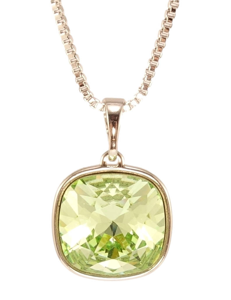 Кулон Xuping Родий с кр-ми Swarovski на цепочке "Кристалл Peridot, 14х14мм" длина 40-45см х 1мм
Кулон Xuping Родий с кр-ми Swarovski на цепочке "Кристалл Peridot, 14х14мм" длина 40-45см х 1мм