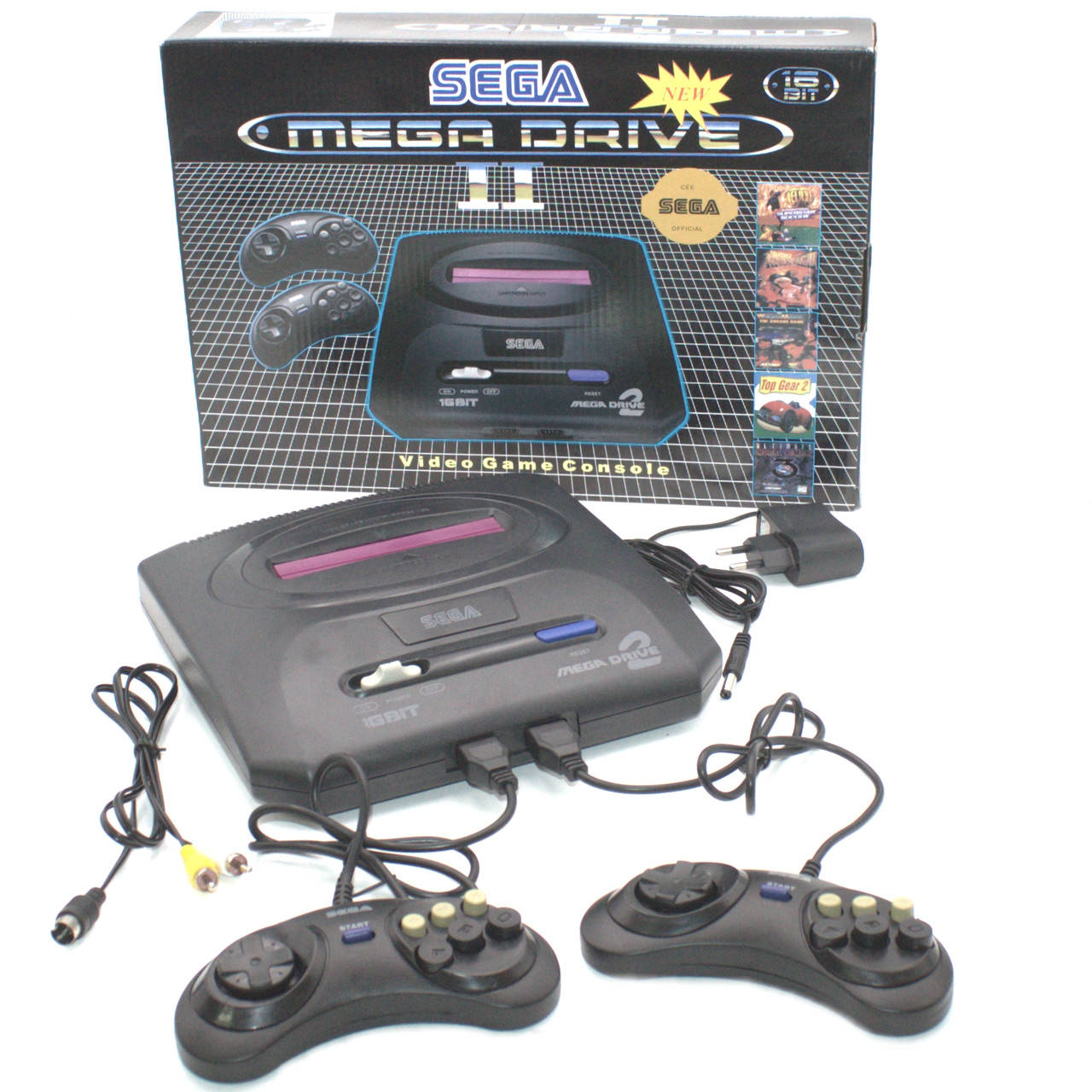 Игровая приставка Sega Mega Drive 2 16 Bit на 30 игр Детская ретро консоль для телевизора Сега 16 Бит
Игровая приставка Sega Mega Drive 2 16 Bit на 30 игр Детская ретро консоль для телевизора Сега 16 Бит