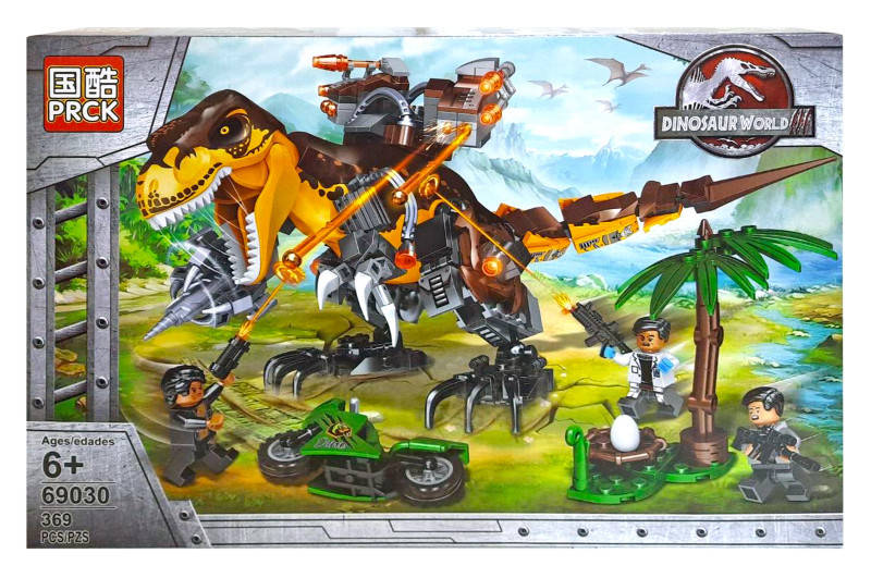 Конструктор Jurassic World 69030 Робот-Динозавр Тираннозавр Парк Юрского Периода 369 дет Динозавры
Конструктор Jurassic World 69030 Робот-Динозавр Тираннозавр Парк Юрского Периода 369 дет Динозавры