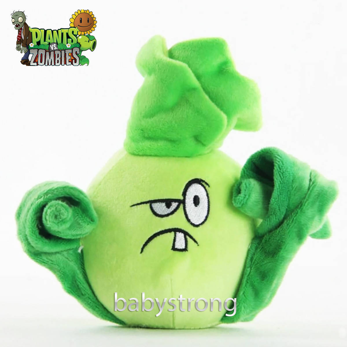 Мягкая плюшевая игрушка Растения против зомби Капуста из игры Plants vs Zombies 16 см
Мягкая плюшевая игрушка Растения против зомби Капуста из игры Plants vs Zombies 16 см