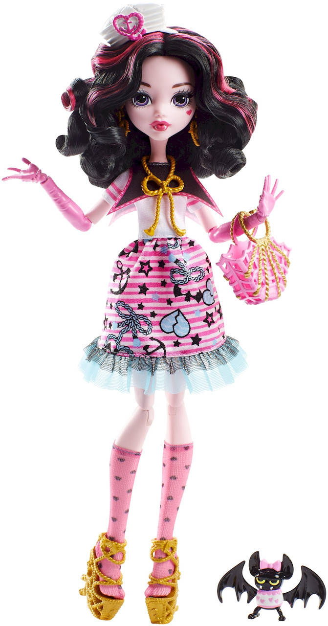 Кукла Monster High Shriekwrecked Nautical Ghouls Draculaura Doll Дракулаура из серии Кораблекрушение
Кукла Monster High Shriekwrecked Nautical Ghouls Draculaura Doll Дракулаура из серии Кораблекрушение
