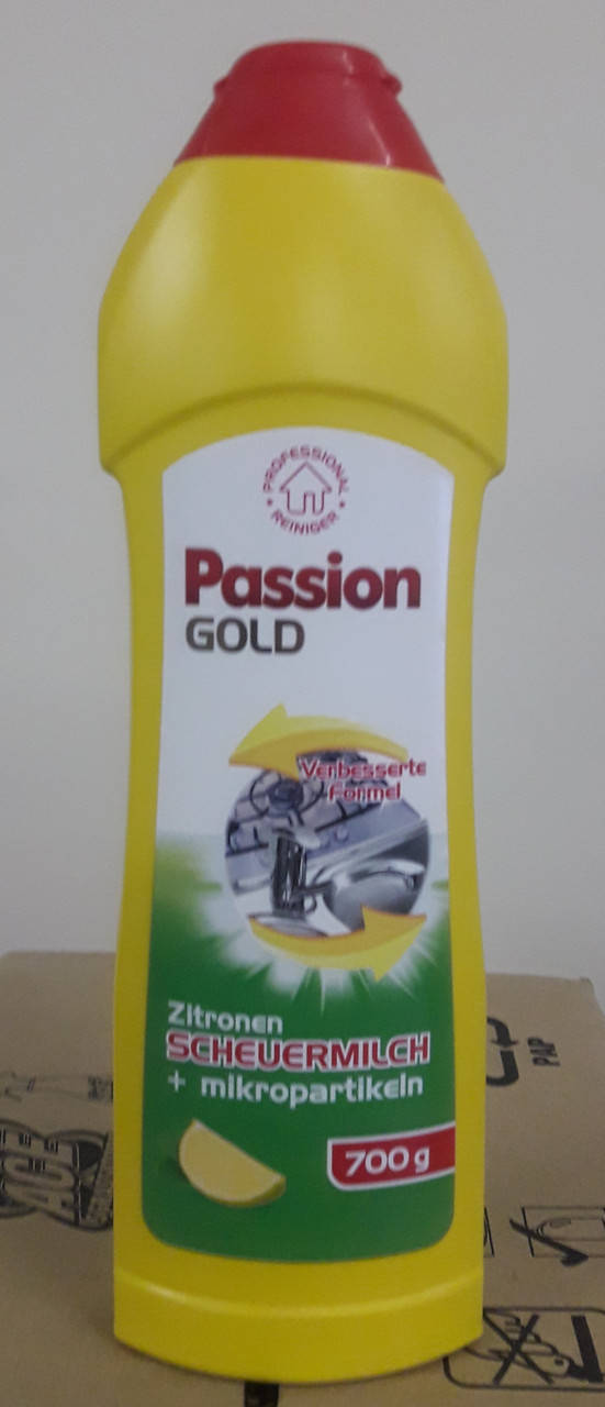 Молочко для чищення поверхонь у кухні та ванній кімнаті Passion Gold Scheuermilch zitronen 700 мл
Молочко для чищення поверхонь у кухні та ванній кімнаті Passion Gold Scheuermilch zitronen 700 мл