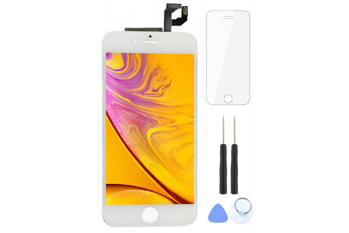 Дисплей iPhone 6S экран Белый iPhone модуль 6 c сенсор LCD для iPhone тачскрин White Защитное стекло в Подарок
Дисплей iPhone 6S экран Белый iPhone модуль 6 c сенсор LCD для iPhone тачскрин White Защитное стекло в Подарок
