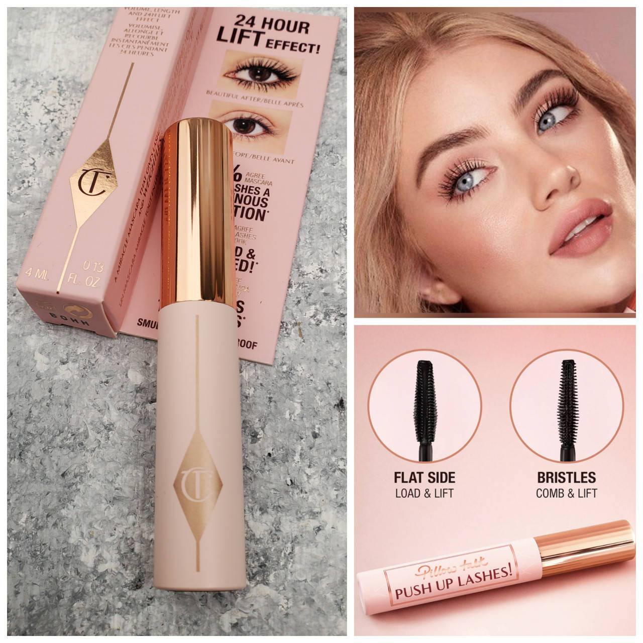 Тушь для ресниц Charlotte Tilbury Pillow Talk Push Up Lashes Volumizing & Lengthening Mascara 4 ml, Черный 
Тушь для ресниц Charlotte Tilbury Pillow Talk Push Up Lashes Volumizing & Lengthening Mascara 4 ml, Черный