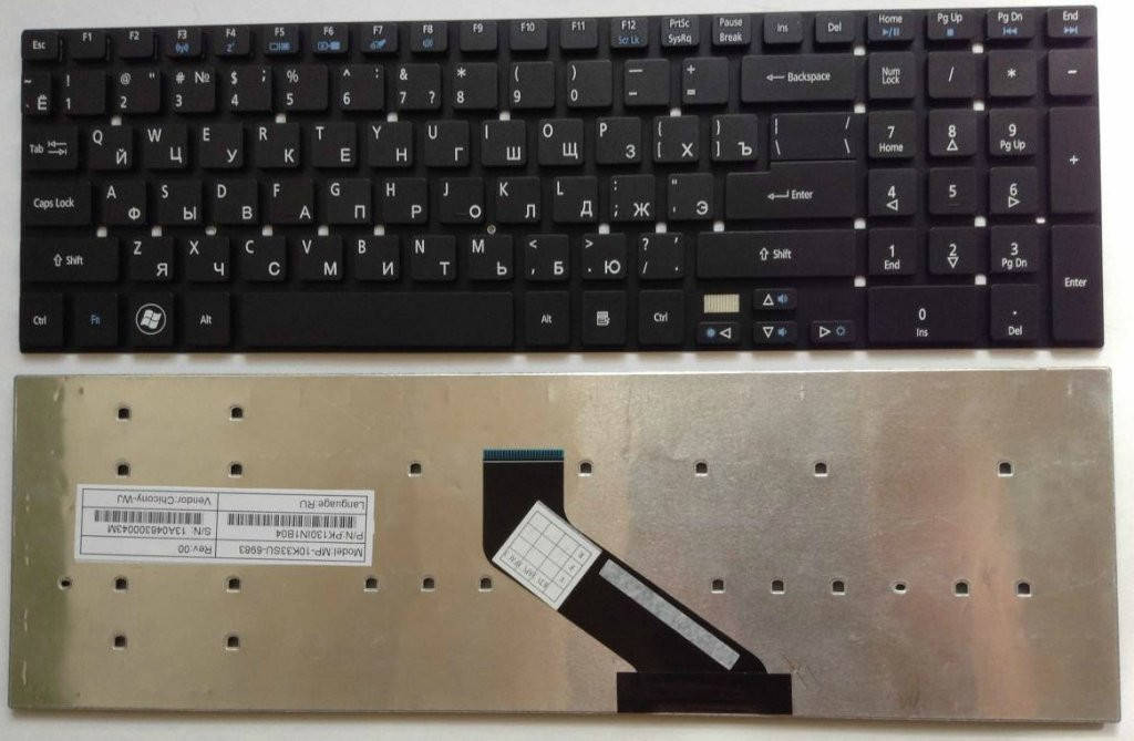 Клавиатура ACER Aspire E17 ES1-512 ES1-711 ES1-711G E5-571 E5-572 E5-511 E5-511P E5-521 E5-551G, Черный
Клавиатура ACER Aspire E17 ES1-512 ES1-711 ES1-711G E5-571 E5-572 E5-511 E5-511P E5-521 E5-551G, Черный