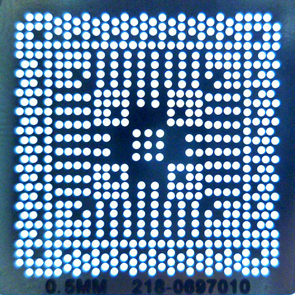Трафарет BGA ATI 218-0697014, 218-0697010, 218-0697020, 218-0792006, 218-0792008, 218-0792014 0,5mm
Трафарет BGA ATI 218-0697014, 218-0697010, 218-0697020, 218-0792006, 218-0792008, 218-0792014 0,5mm