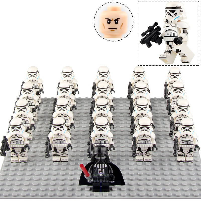 Набор из 21 фигурок Дарт Вейдер Darth Vader и Штурмовики Star Wars звездные войны лего Lego пластина 25*25 см
Набор из 21 фигурок Дарт Вейдер Darth Vader и Штурмовики Star Wars звездные войны лего Lego пластина 25*25 см