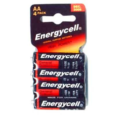 Батарейка R6 Energycell блистер 
Батарейка R6 Energycell блистер