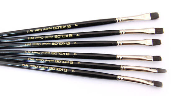 Белка плоска, Classic 3016, № 4 к.р. кисть KOLOS
Белка плоска, Classic 3016, № 4 к.р. кисть KOLOS