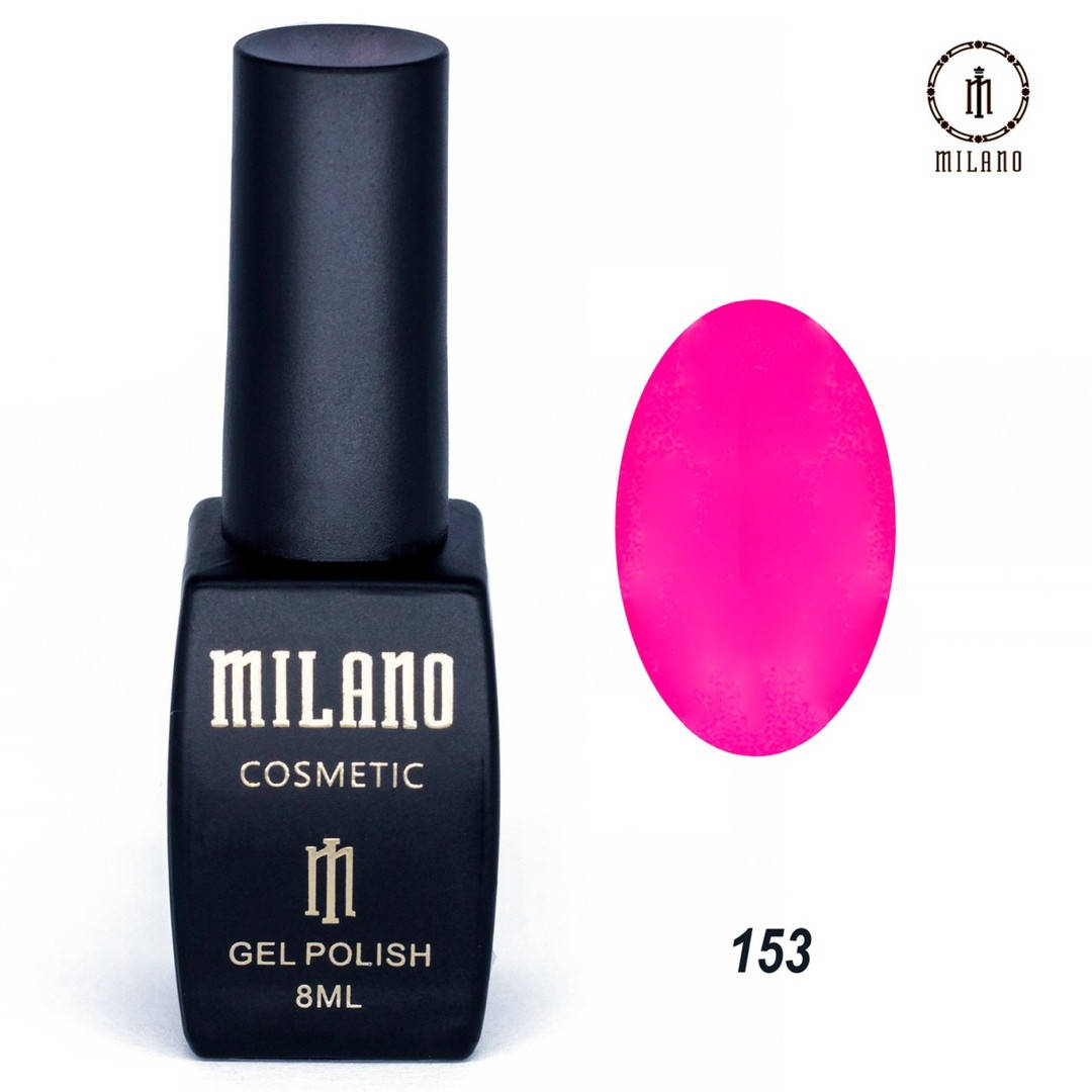 Гель-лак Milano 8 мл, № 153 
Гель-лак Milano 8 мл, № 153