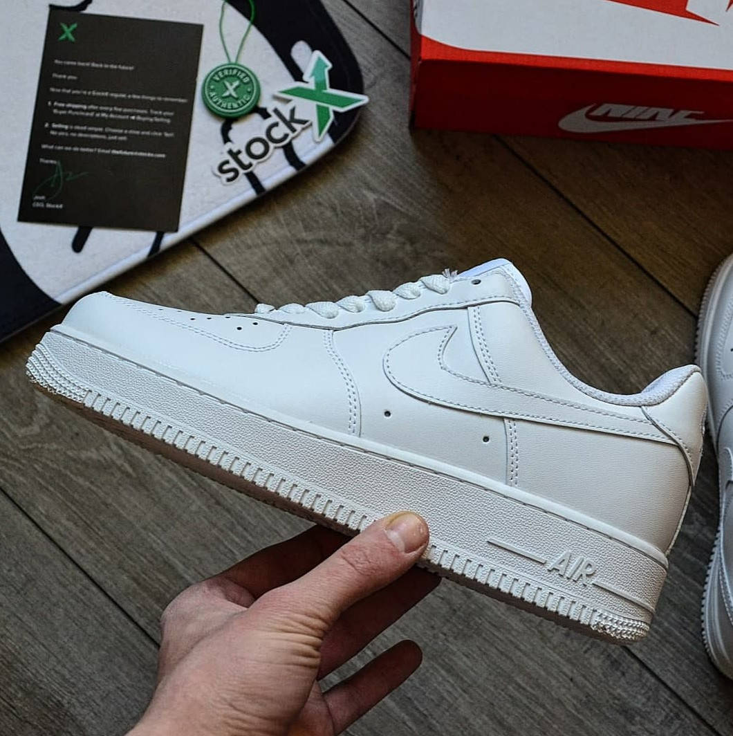 Мужские кроссовки Nike Air Force 1 Low "White" белые весна-осень демисезонные. Живое фото. Аир форс, Белый
Мужские кроссовки Nike Air Force 1 Low "White" белые весна-осень демисезонные. Живое фото. Аир форс, Белый